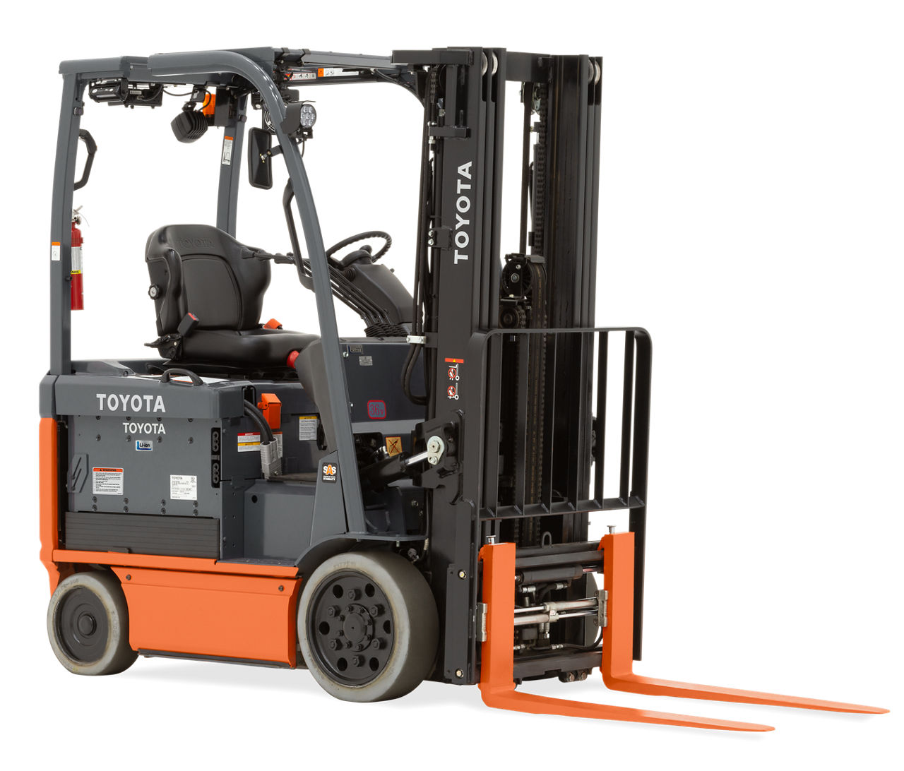 3-Wheel Electric Forklift | Assembled in the U.S.A. | Toyota Forklifts